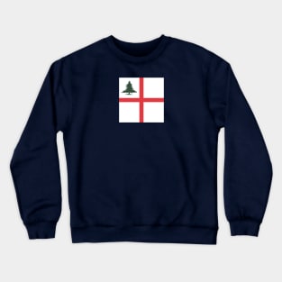 battle of bunker hill Flag Crewneck Sweatshirt